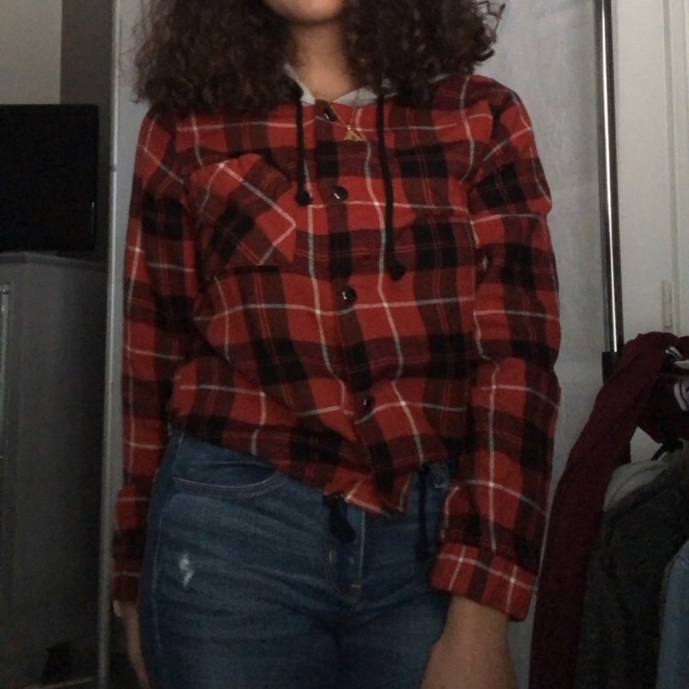 Flannel-like sweater